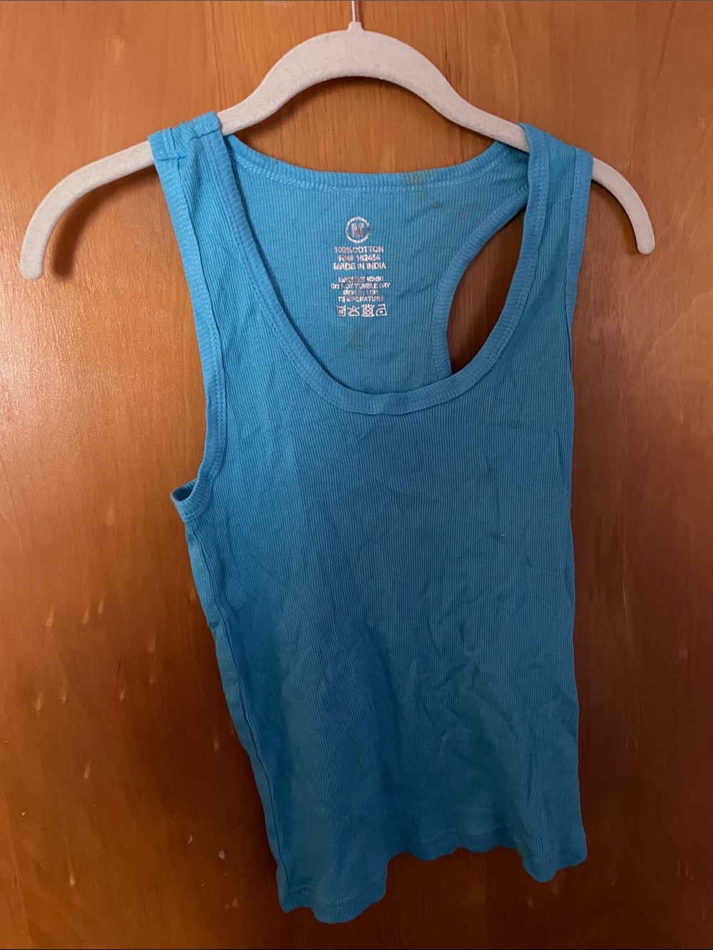 Light Blue Ribbed Tank🩵 - Picture 6 of 10